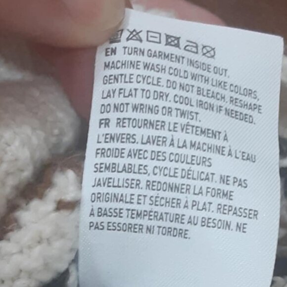 American Eagle Men's Large Fair Isle Sweater Hooded Pullover Elk Deer Moose - Picture 5 of 9